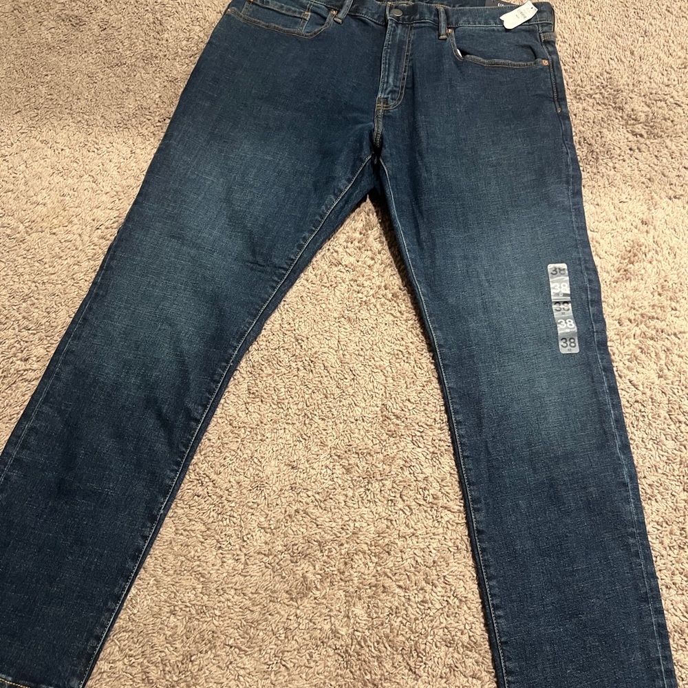 GAP Men's Dark Blue Straight Jeans